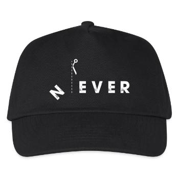 Conception de ciseaux Never Cut Boundaries - Casquette de baseball Enfant - noir - Devant