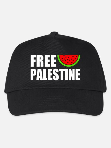 Free palestine - Kinder Basecap - Schwarz