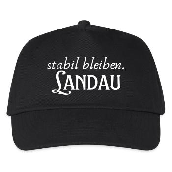 Staying stable Landau - Kids’ Baseball Cap - black - Front