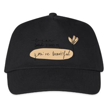 Dear Soul behind me - Kinder Basecap - Schwarz - Vorne
