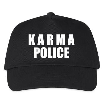 Karma police - Kids’ Baseball Cap - black - Front