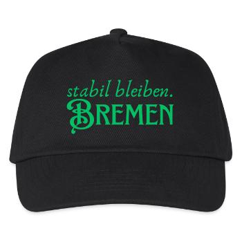 Restez stable Brême - Casquette de baseball Enfant - noir - Devant