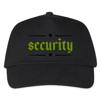 Security - Kids’ Baseball Cap - black - Front