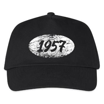 1957 - Kids’ Baseball Cap - black - Front