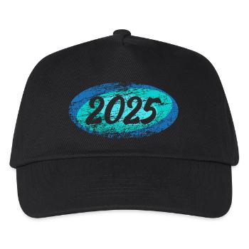 Retro 2025 - Kids’ Baseball Cap - black - Front