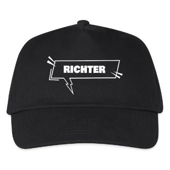 Geschenk für Richter - Kinder Basecap - Schwarz - Vorne