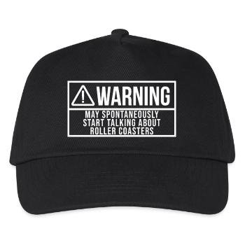 Roller Coaster Roller Coaster Roller Coaster - Kids’ Baseball Cap - black - Front