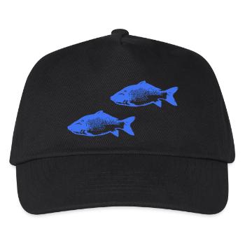 Poissons - Casquette de baseball Enfant - noir - Devant