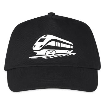 Railway Drawing - Kids’ Baseball Cap - black - Front