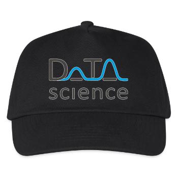 Datenwissenschaft - Kinder Basecap - Schwarz - Vorne