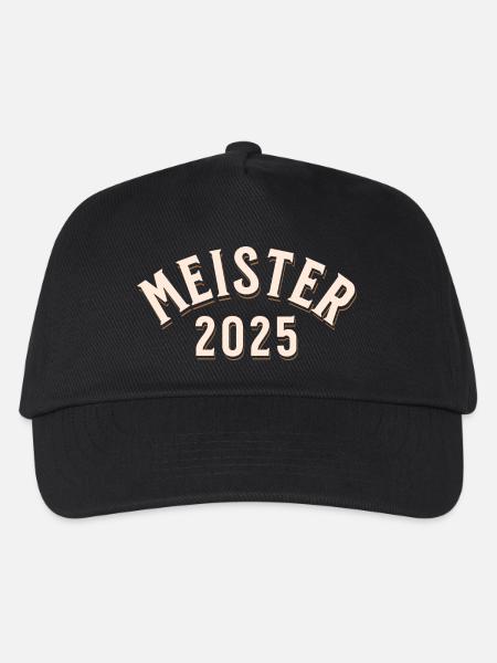Meister 2025 - Kinder Basecap - Schwarz