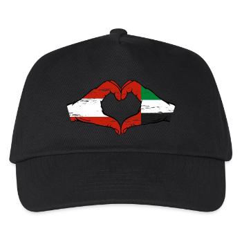 Autriche Émirats arabes unis Drapeau - Casquette de baseball Enfant - noir - Devant