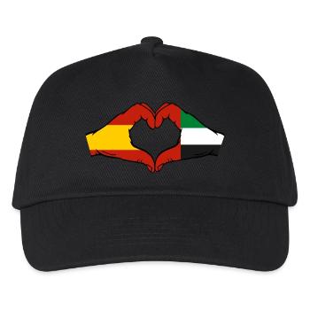 Spain United Arab Emirates Flag - Kids’ Baseball Cap - black - Front