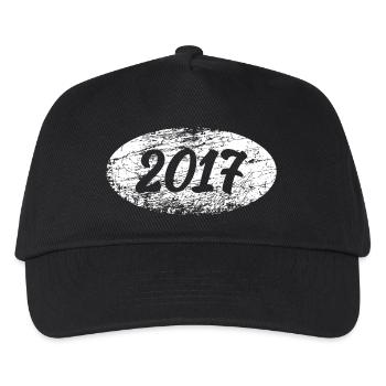 2017 - Kids’ Baseball Cap - black - Front