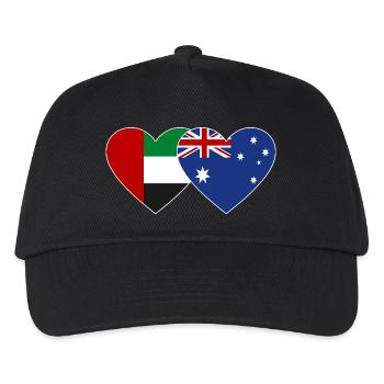 United Arab Emirates Australia Flag - Kids’ Baseball Cap - black - Front