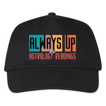 Always Up for Astrology Readings - Kids’ Baseball Cap - black - Front