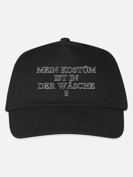 Mein Kostüm ist in der Wäsche!! - Kinder Basecap - Schwarz