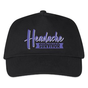 Headache Survivor - Kinder Basecap - Schwarz - Vorne