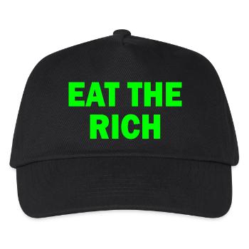 Eat the rich - Kids’ Baseball Cap - black - Front