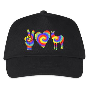 Esel - Kinder Basecap - Schwarz - Vorne