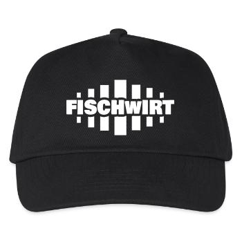 Geschenk für Fischwirt - Kinder Basecap - Schwarz - Vorne
