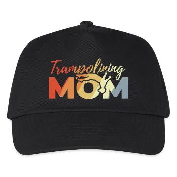 Trampolin Mama - Kinder Basecap - Schwarz - Vorne