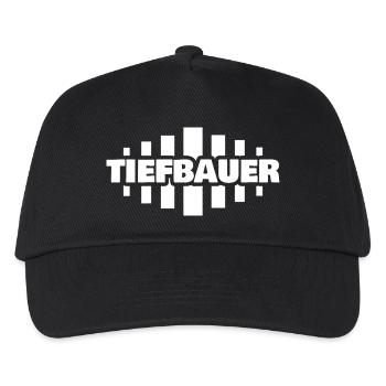Geschenk für Tiefbauer - Kinder Basecap - Schwarz - Vorne