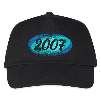 2007 - Kids’ Baseball Cap - black - Front