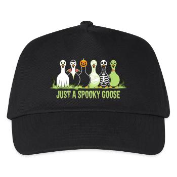 Nur eine gruselige Gans Halloween-Stimmung - Kinder Basecap - Schwarz - Vorne