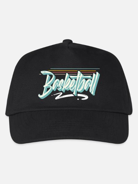 Basketball - Kinder Basecap - Schwarz