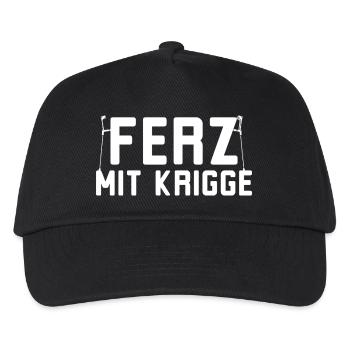 Ferz with Krigge Hessian Hessian dialect - Kids’ Baseball Cap - black - Front