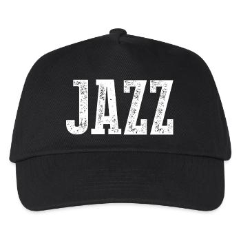 Jazz Distressed Typography Tee - Kids’ Baseball Cap - black - Front