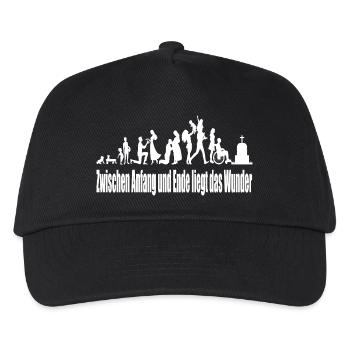 Vielfalt der Gemeinschaft Lebenswege - Kinder Basecap - Schwarz - Vorne