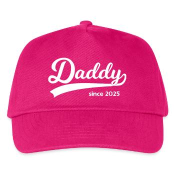 Papa depuis 2025 – Scénario vintage - Casquette de baseball Enfant - fuchsia - Devant