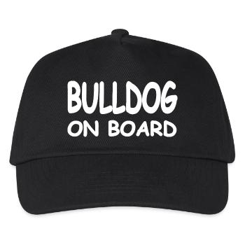 Bulldoge - Kinder Basecap - Schwarz - Vorne
