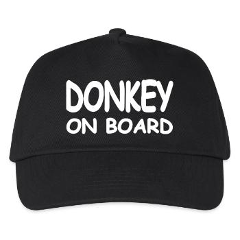 donkey - Kids’ Baseball Cap - black - Front