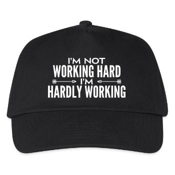 Je ne travaille pas dur, je travaille à peine - Casquette de baseball Enfant - noir - Devant