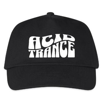 Acid Trance Typographie Psychédélique Audacieuse - Casquette de baseball Enfant - noir - Devant