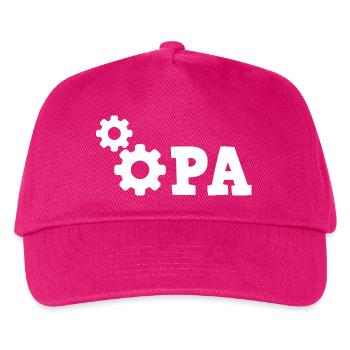 Grandpa Gear Repair - Mechanic Repair Car - Kids’ Baseball Cap - fuchsia - Front