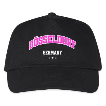 Düsseldorf City Flair Pink Arc - Kinder Basecap - Schwarz - Vorne