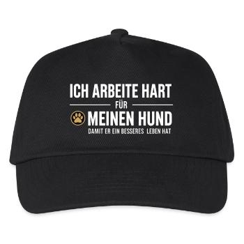 Hard work for my dog - Kids’ Baseball Cap - black - Front