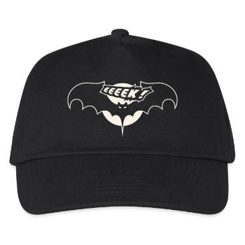 creepy cute bat - Kinder Basecap - Schwarz - Vorne