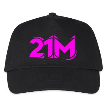 21M Bitcoin Supply Crypto Design 21 Limite Million - Casquette de baseball Enfant - noir - Devant
