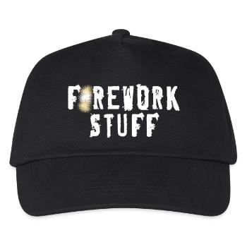 Texte des feux d’artifice - Casquette de baseball Enfant - noir - Devant