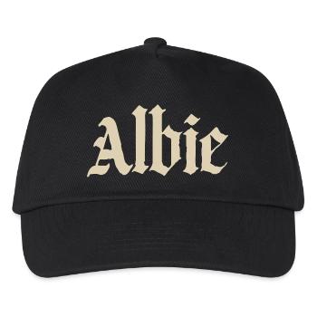 Imprimé de fracture gothique d’Albie - Casquette de baseball Enfant - noir - Devant