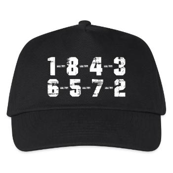 18436572 Passionnés de voitures V8 Mécaniciens - Casquette de baseball Enfant - noir - Devant