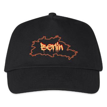 Berlin da city - Kids’ Baseball Cap - black - Front