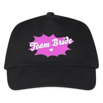 Bachelorette Team Bride - Bachelorette Party Design - Kids’ Baseball Cap - black - Front