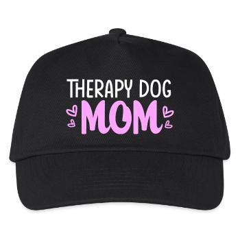 Therapiehund - Kinder Basecap - Schwarz - Vorne