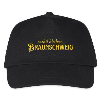 Restez stable Braunschweig - Casquette de baseball Enfant - noir - Devant